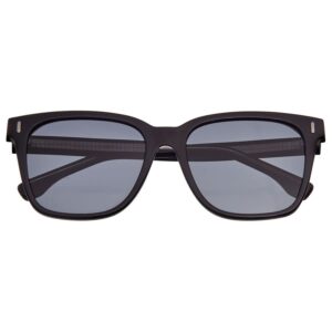 breed men's black square sunglasses bsg066c6