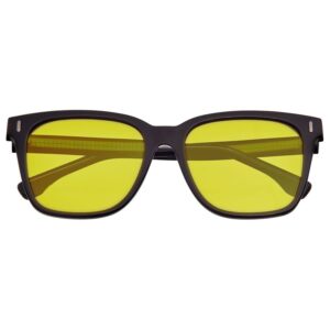 breed men's black square sunglasses bsg066c8