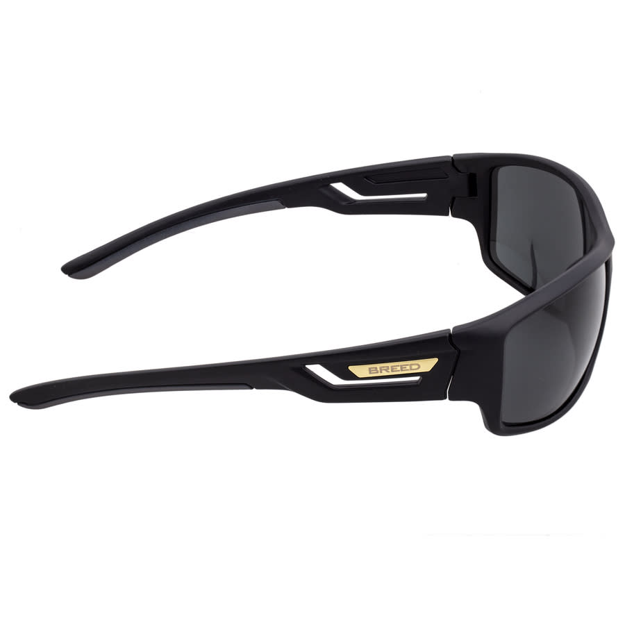 breed men's black wrap sunglasses bsg060bk breed men's black wrap sunglasses bsg060bk