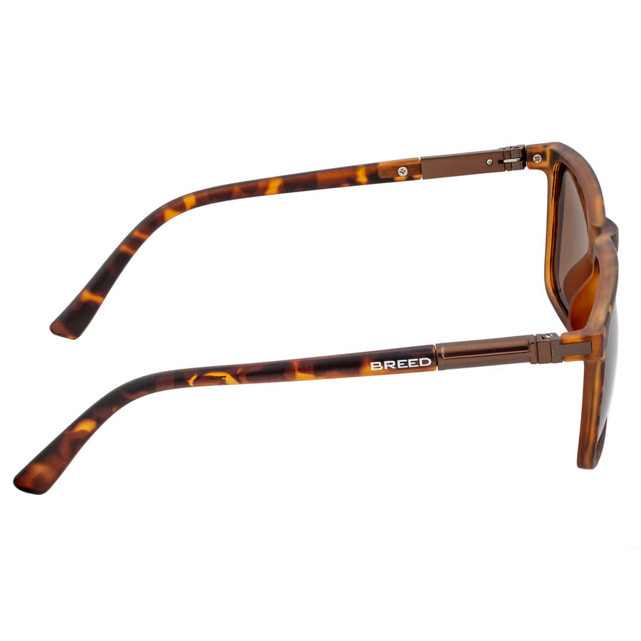 breed men's tortoise square sunglasses bsg063bn breed men's tortoise square sunglasses bsg063bn