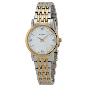 bulova casual diamonds ladies watch 98p115