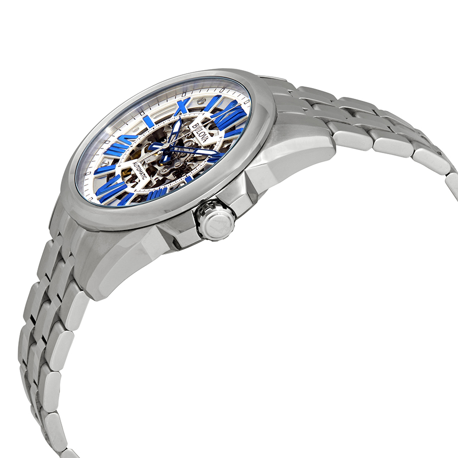 bulova classic automatic silver dial men's watch 96a187 bulova classic automatic silver dial men's watch 96a187