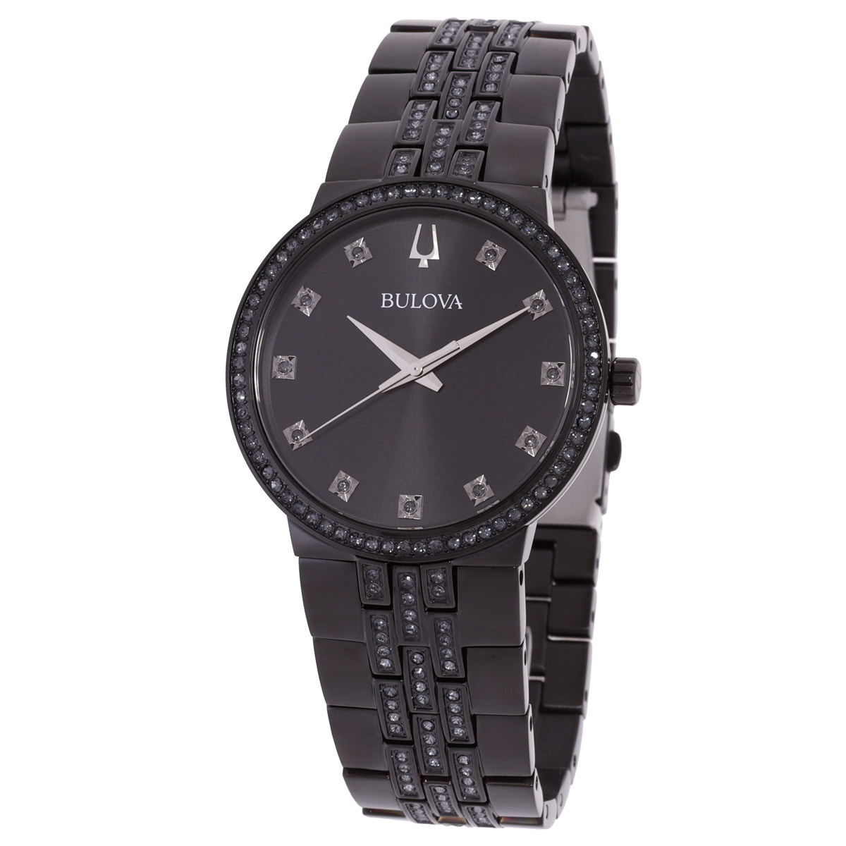 bulova classic box set quartz crystal black dial men's watch and necklace set 98k116 bulova classic box set quartz crystal black dial men's watch and necklace set 98k116
