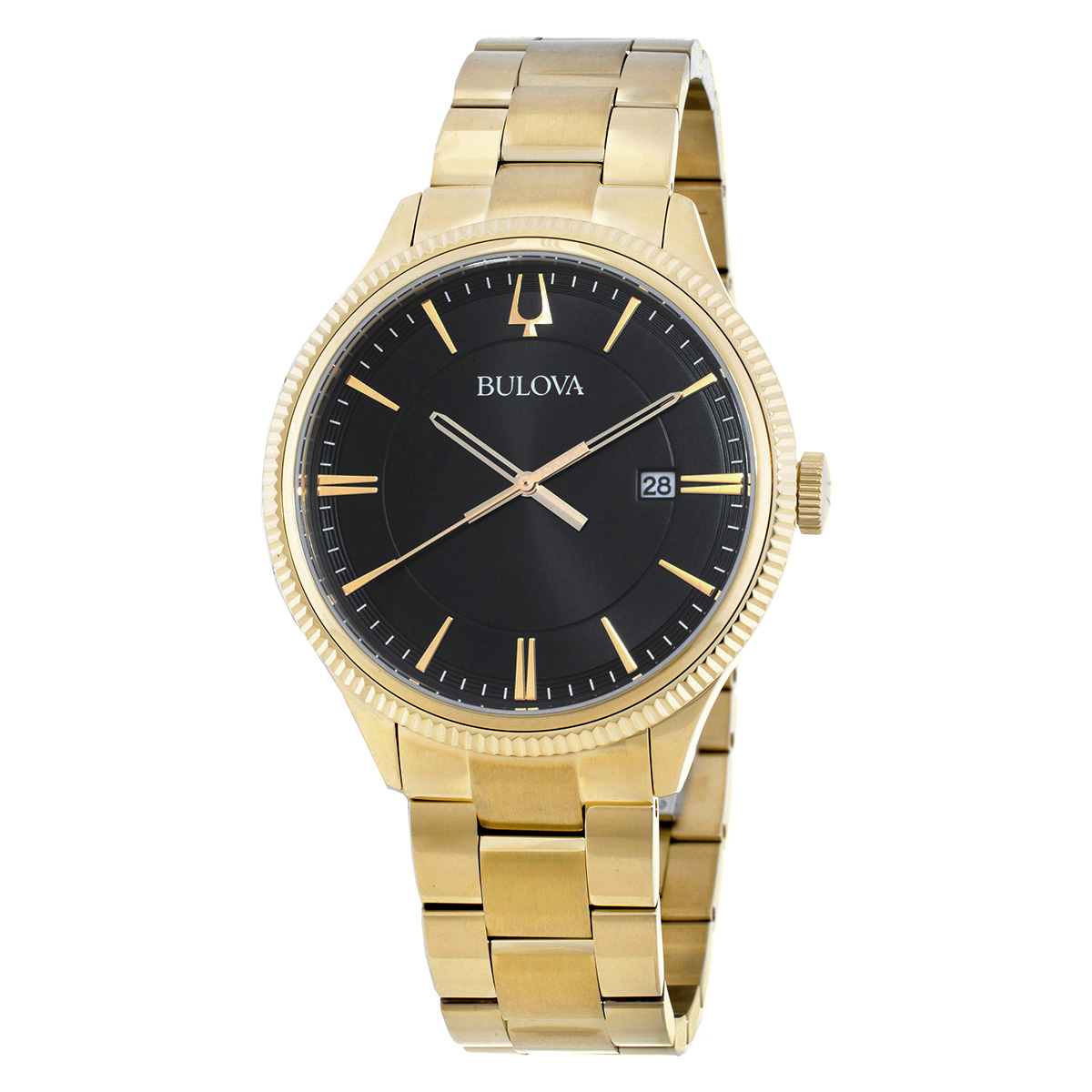 bulova classic quartz black dial men's watch 97b228 bulova classic quartz black dial men's watch 97b228