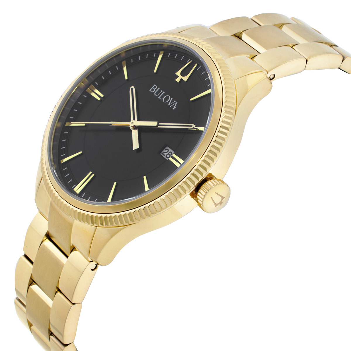 bulova classic quartz black dial men's watch 97b228 bulova classic quartz black dial men's watch 97b228