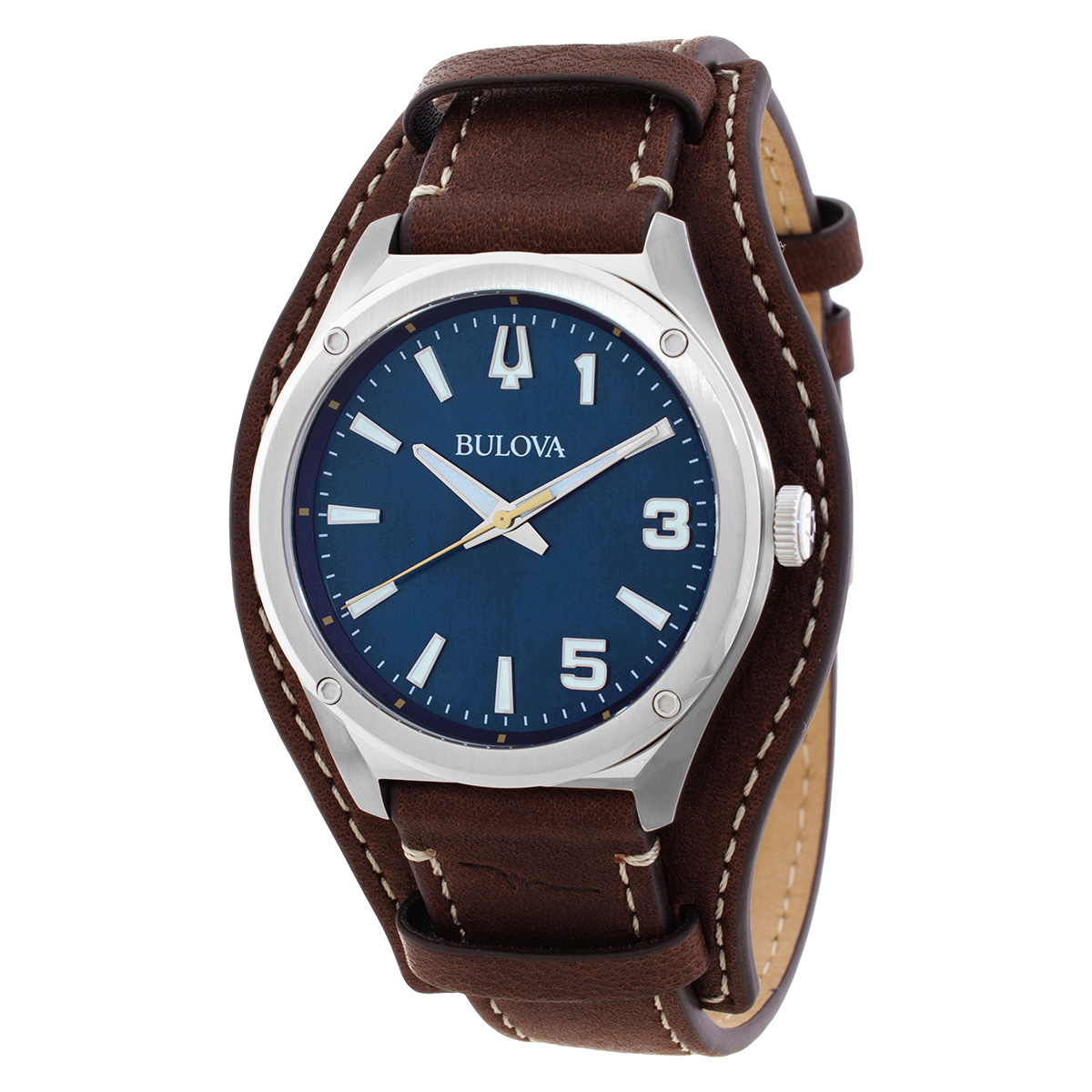 bulova classic quartz blue dial men's watch 96a313 bulova classic quartz blue dial men's watch 96a313