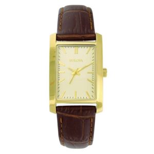bulova classic quartz champagne dial ladies watch 97l143