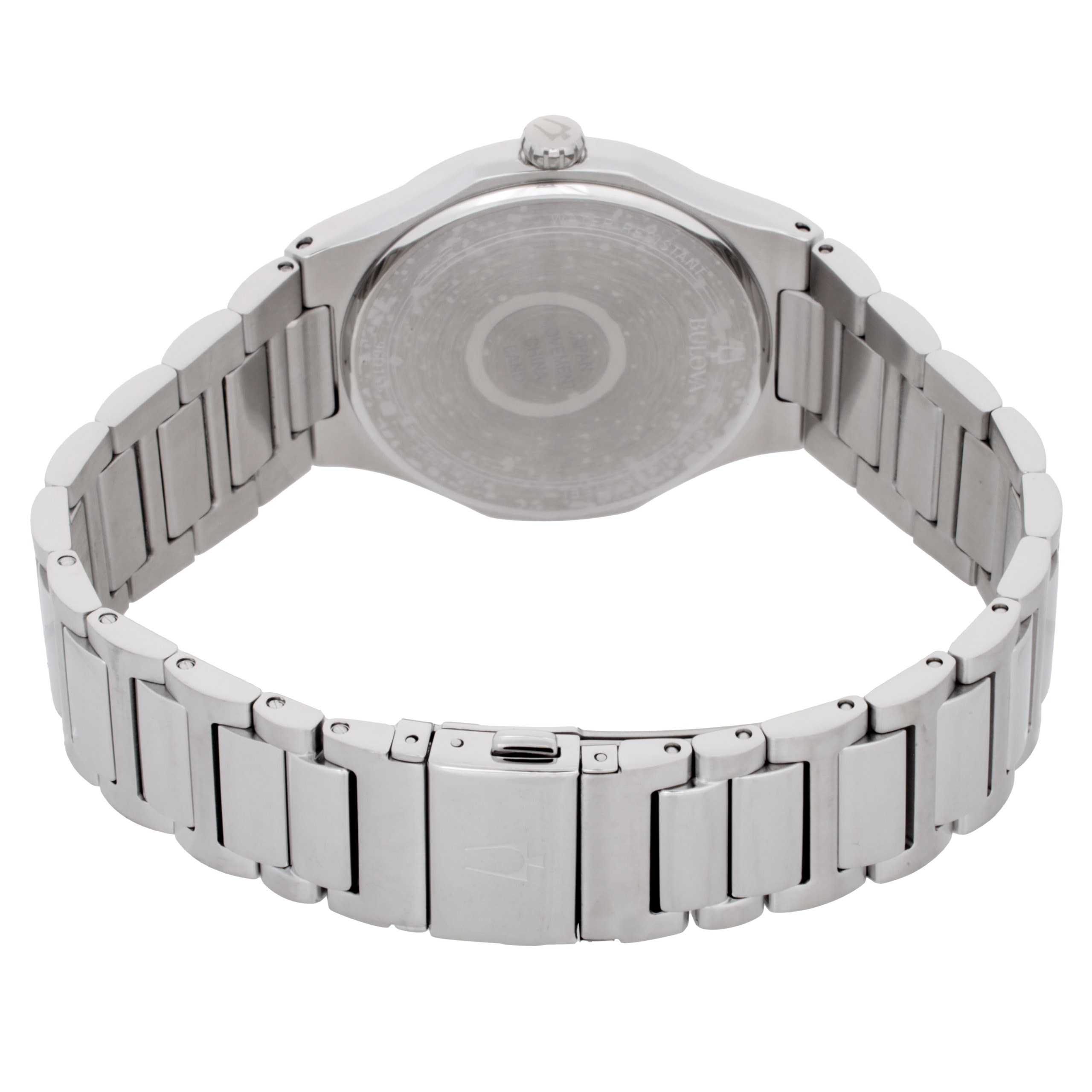 bulova classic quartz crystal black dial men's watch 96d156 bulova classic quartz crystal black dial men's watch 96d156
