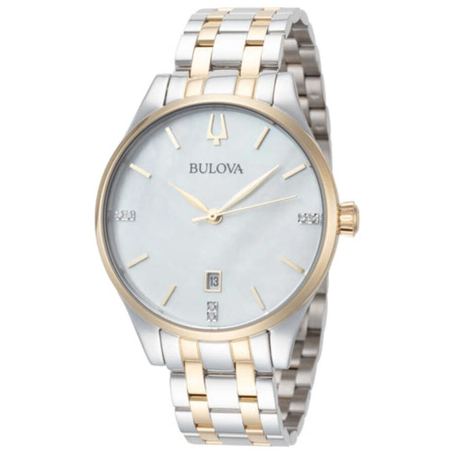 bulova classic quartz white dial ladies watch 98p201 bulova classic quartz white dial ladies watch 98p201