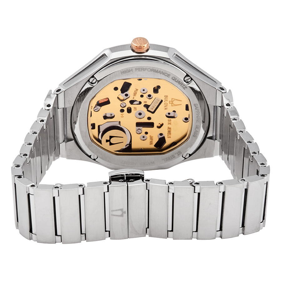 bulova curv quartz diamond silver dial ladies watch 98p182 bulova curv quartz diamond silver dial ladies watch 98p182