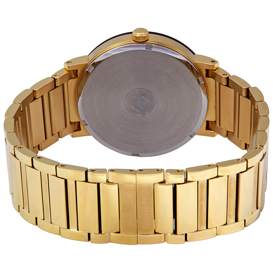 bulova diamond black dial yellow gold tone men's watch 97d116 bulova diamond black dial yellow gold tone men's watch 97d116