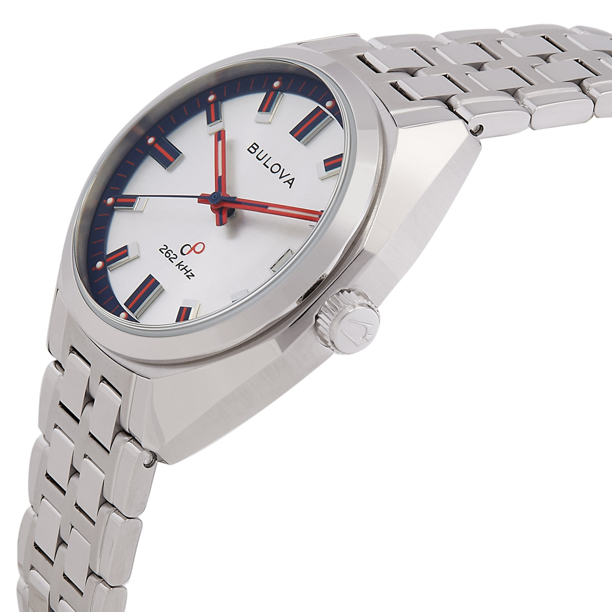 bulova jet star quartz silver dial men's watch 96k112 bulova jet star quartz silver dial men's watch 96k112