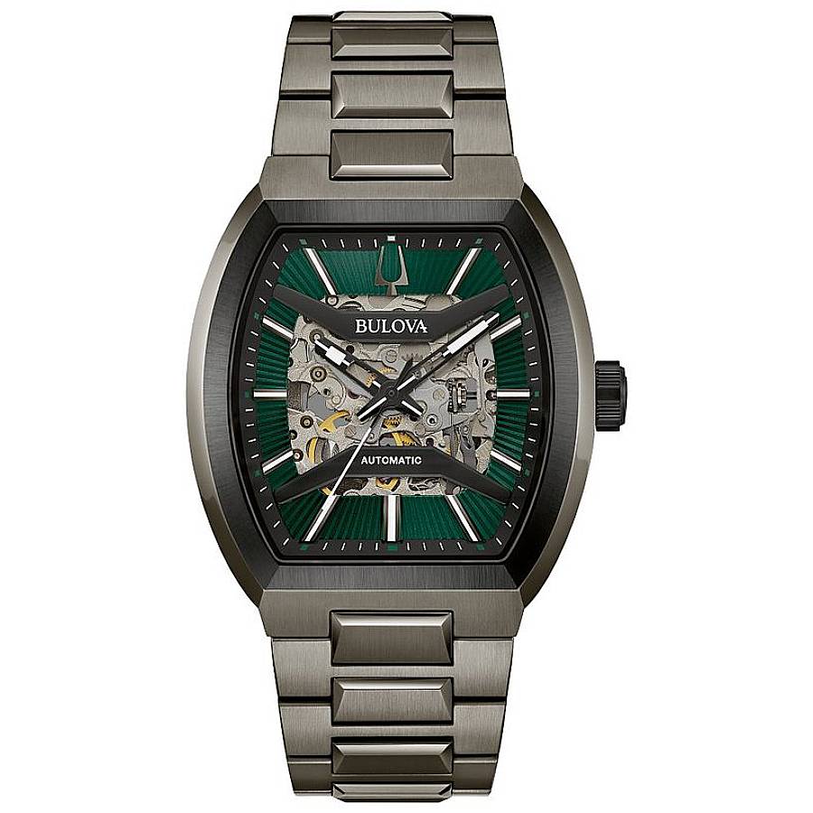 bulova maquina automatic green dial men's watch 98a321 bulova maquina automatic green dial men's watch 98a321