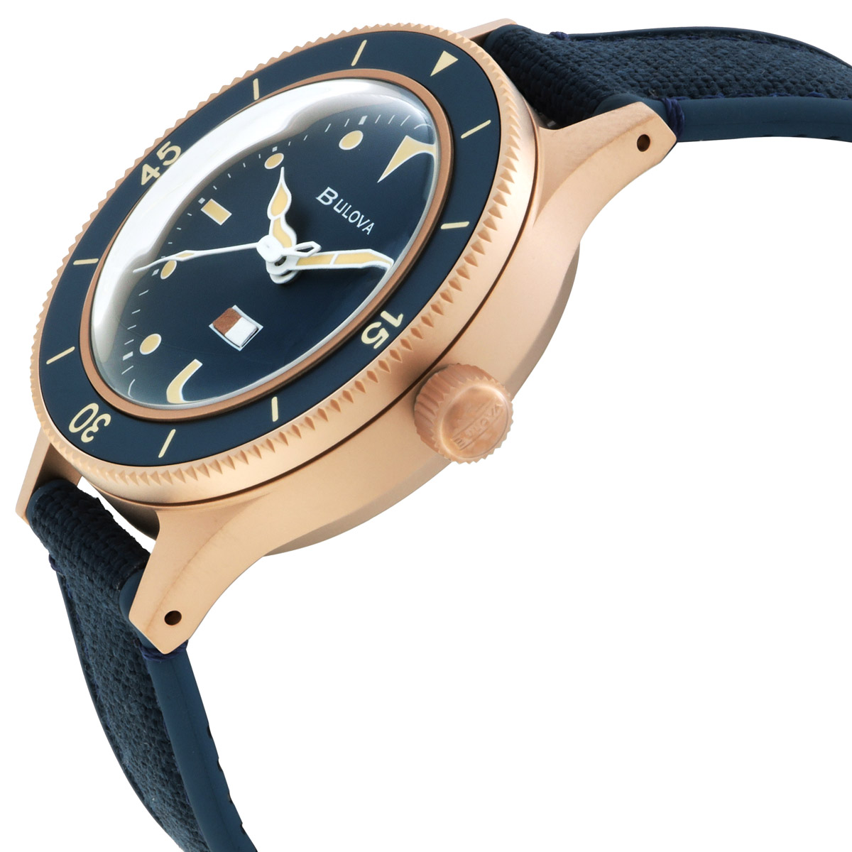 bulova mil ships 150th anniversary special edition automatic blue dial watch 98a325 bulova mil ships 150th anniversary special edition automatic blue dial watch 98a325