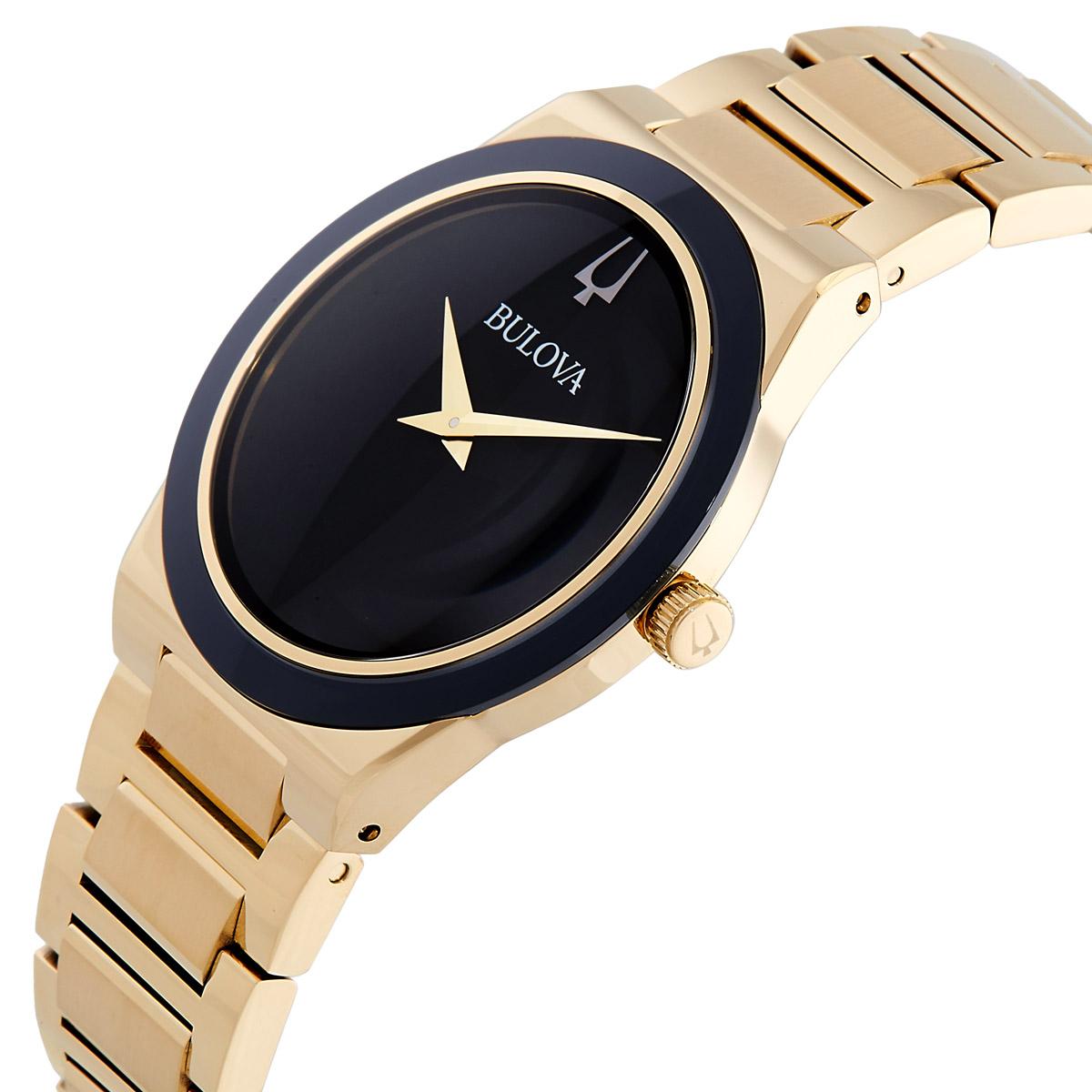 bulova millennia quartz black dial men's watch 97a183 bulova millennia quartz black dial men's watch 97a183