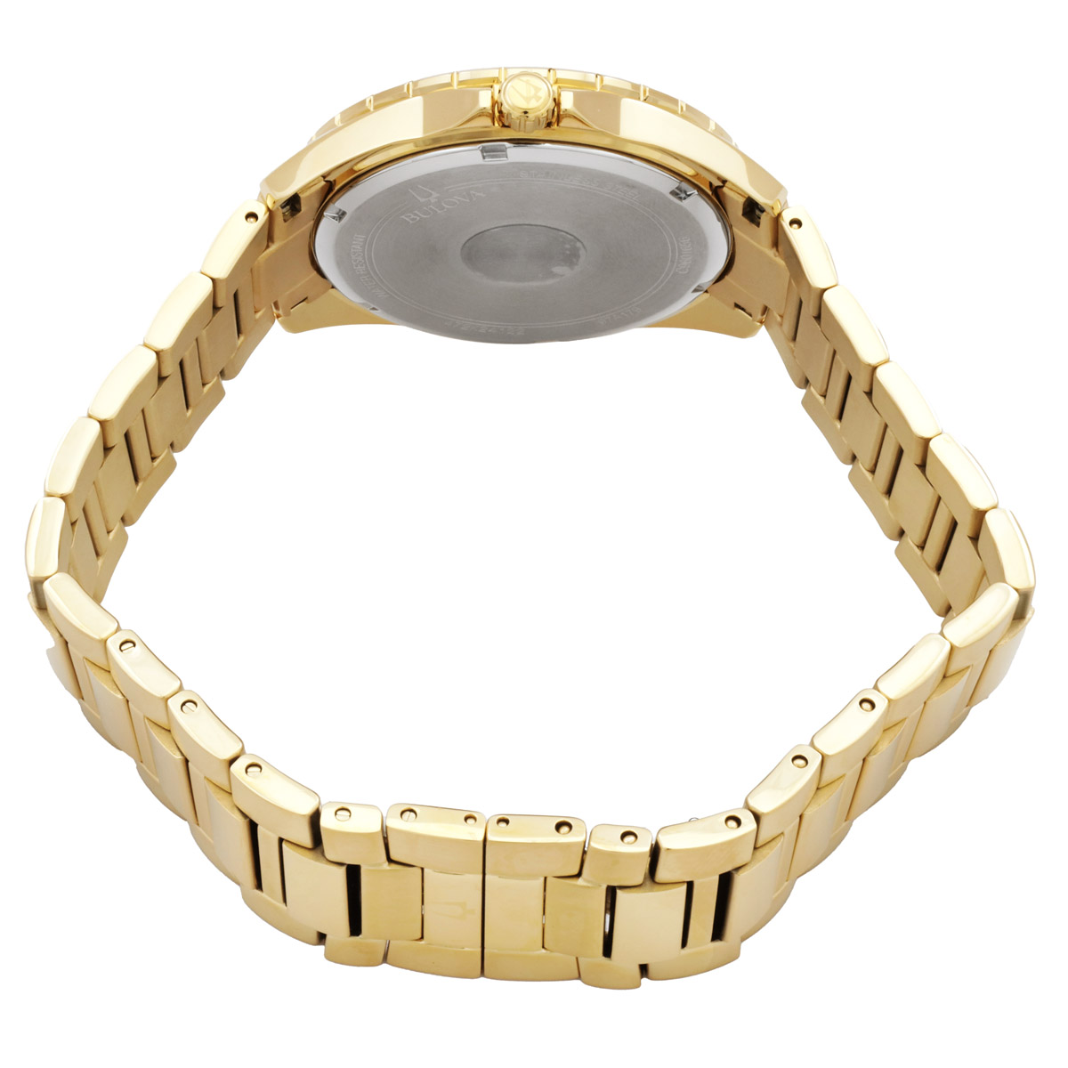 bulova phantom quartz crystal champagne dial men's watch 97a179 bulova phantom quartz crystal champagne dial men's watch 97a179
