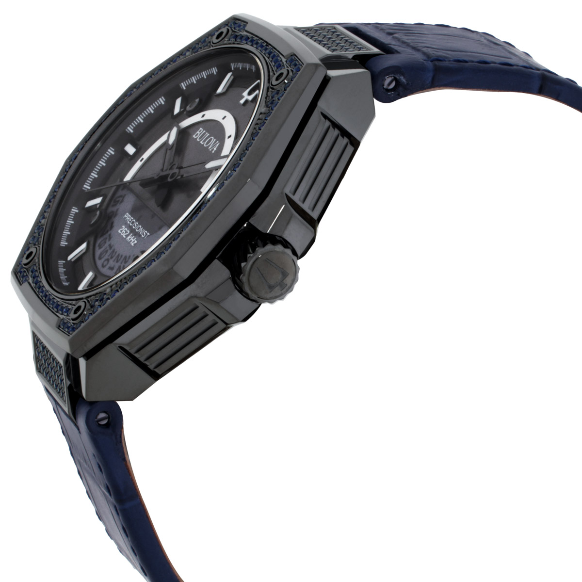 bulova precisionist series x quartz sapphire pave men's watch 98j124 bulova precisionist series x quartz sapphire pave men's watch 98j124