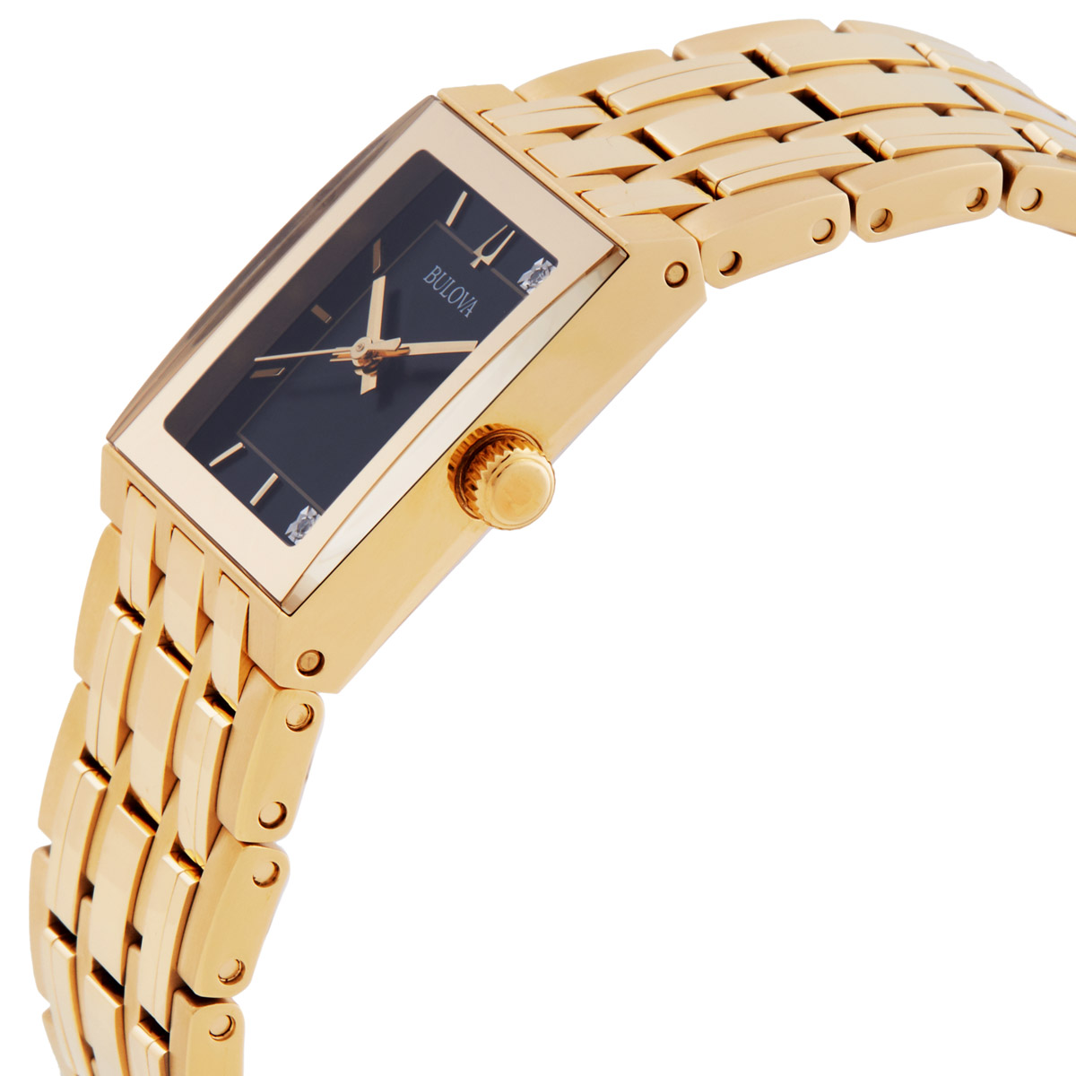 bulova quadra quartz diamond black dial ladies watch 97p167 bulova quadra quartz diamond black dial ladies watch 97p167