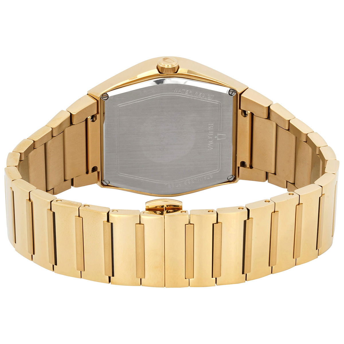 bulova quartz black dial gold tone men's watch 97a164 bulova quartz black dial gold tone men's watch 97a164