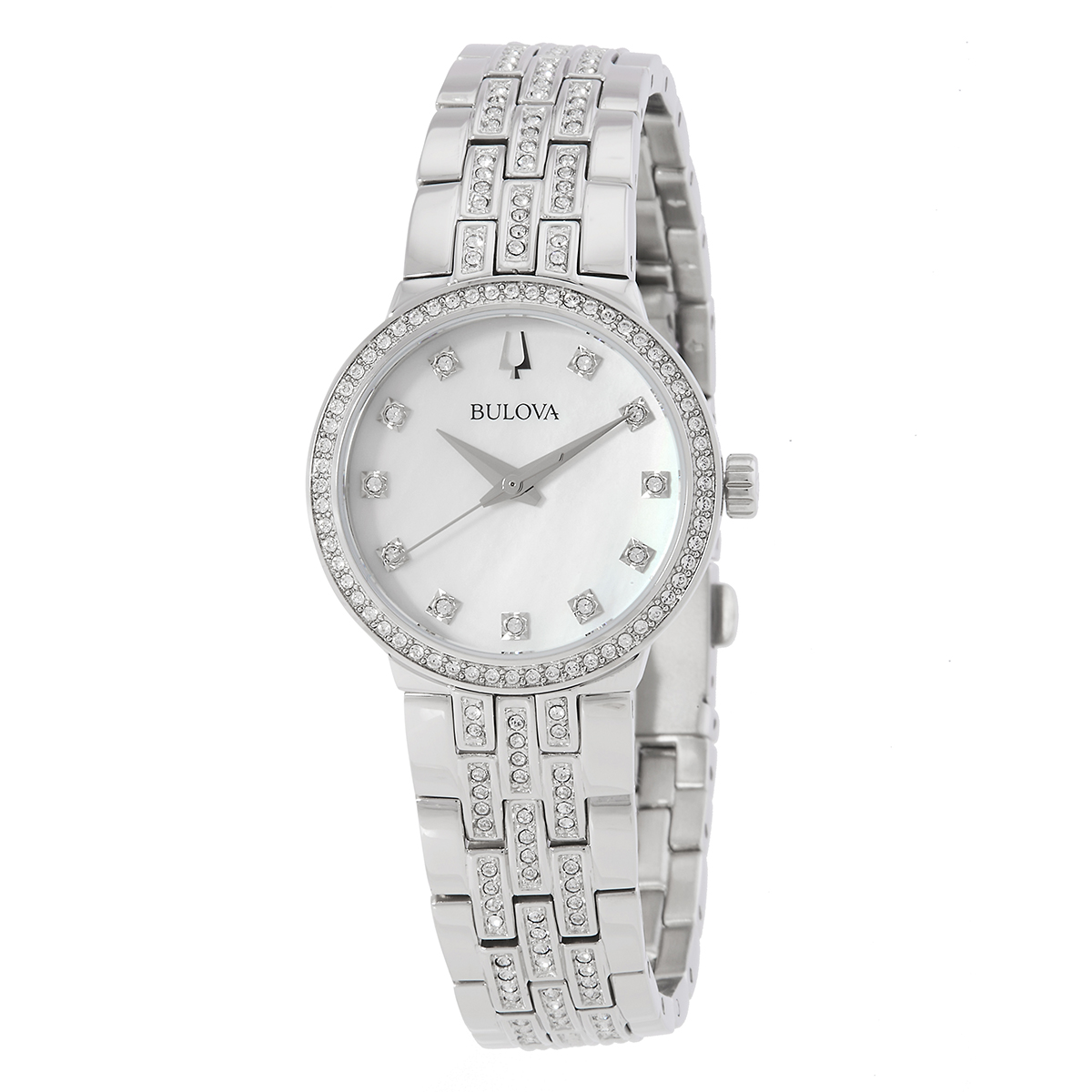 bulova quartz crystal white mother of pearl dial ladies watch and necklace set 96x163 bulova quartz crystal white mother of pearl dial ladies watch and necklace set 96x163