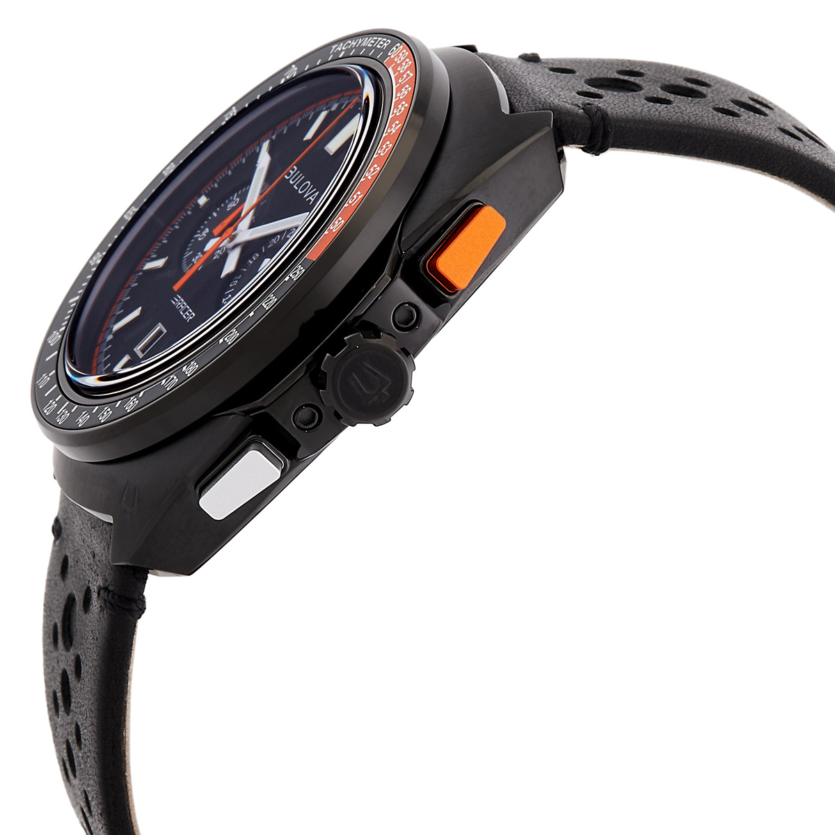 bulova racer chronograph quartz black dial men's watch 98b428 bulova racer chronograph quartz black dial men's watch 98b428