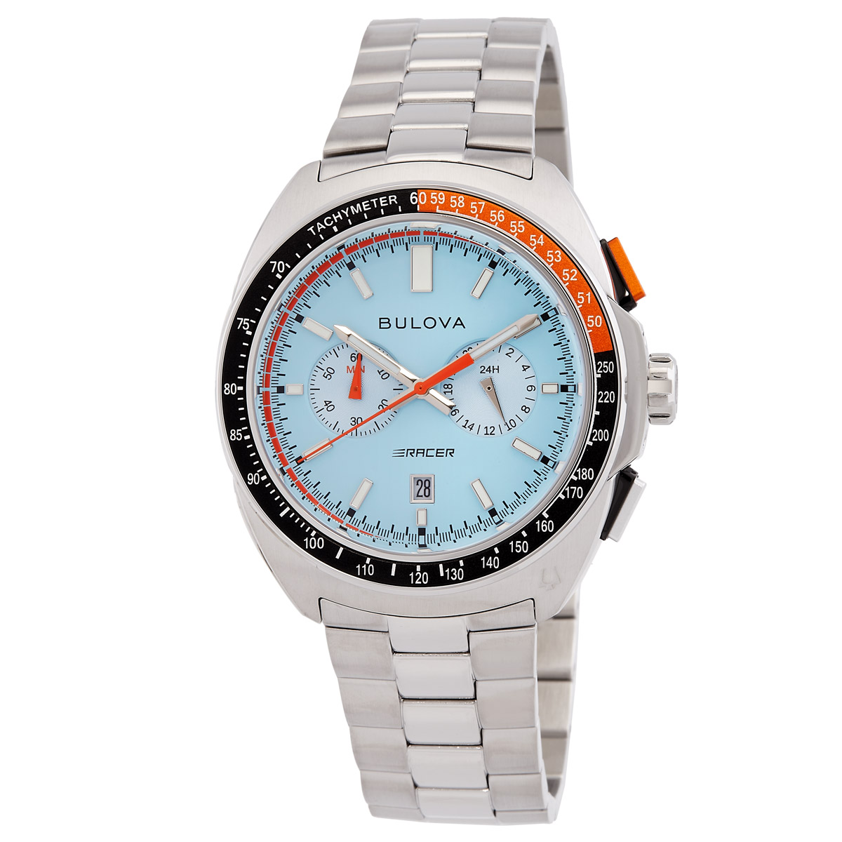 bulova racer chronograph quartz blue dial men's watch 98b432 bulova racer chronograph quartz blue dial men's watch 98b432