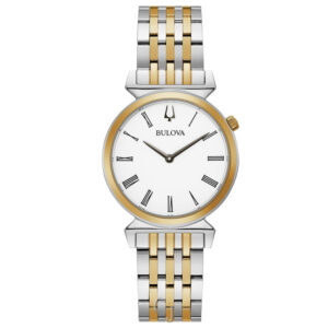 bulova regatta quartz white dial ladies watch 98l264
