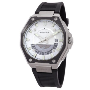 Витрина bulova series x quartz white dial men's watch 98b457