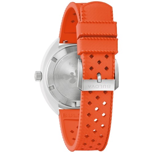 bulova snorkel clownfish quartz white dial men's watch 98b448 bulova snorkel clownfish quartz white dial men's watch 98b448