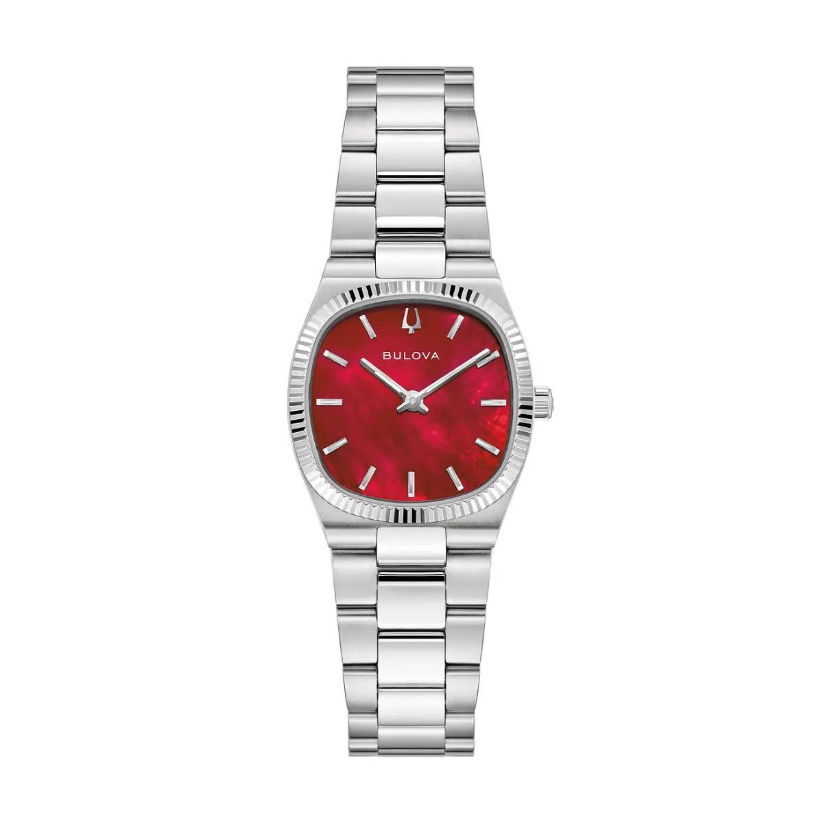 bulova super seville mini quartz red mop dial ladies watch 96l354 bulova super seville mini quartz red mop dial ladies watch 96l354