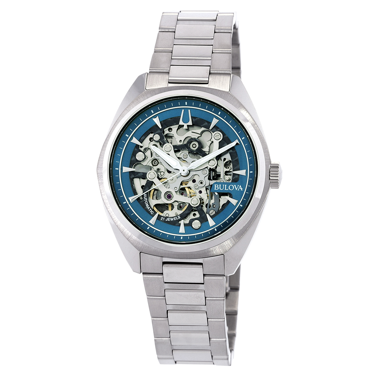 bulova surveyor automatic blue dial men's watch 96a292 bulova surveyor automatic blue dial men's watch 96a292
