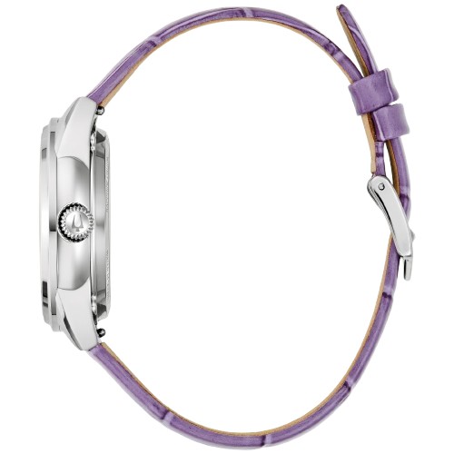 bulova sutton automatic floral open heart dial ladies watch 96l339 bulova sutton automatic floral open heart dial ladies watch 96l339