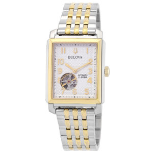 Витрина bulova sutton automatic silver dial two tone men's watch 98a308
