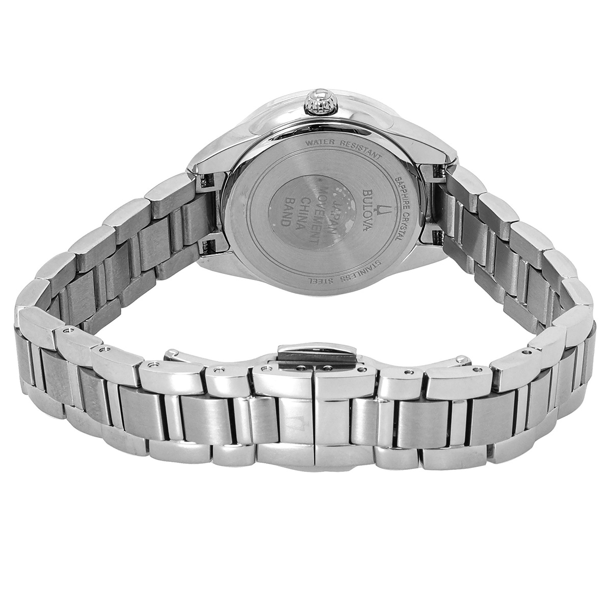 bulova sutton quartz diamond crystal white mother of pearl dial ladies watch 96r253 bulova sutton quartz diamond crystal white mother of pearl dial ladies watch 96r253