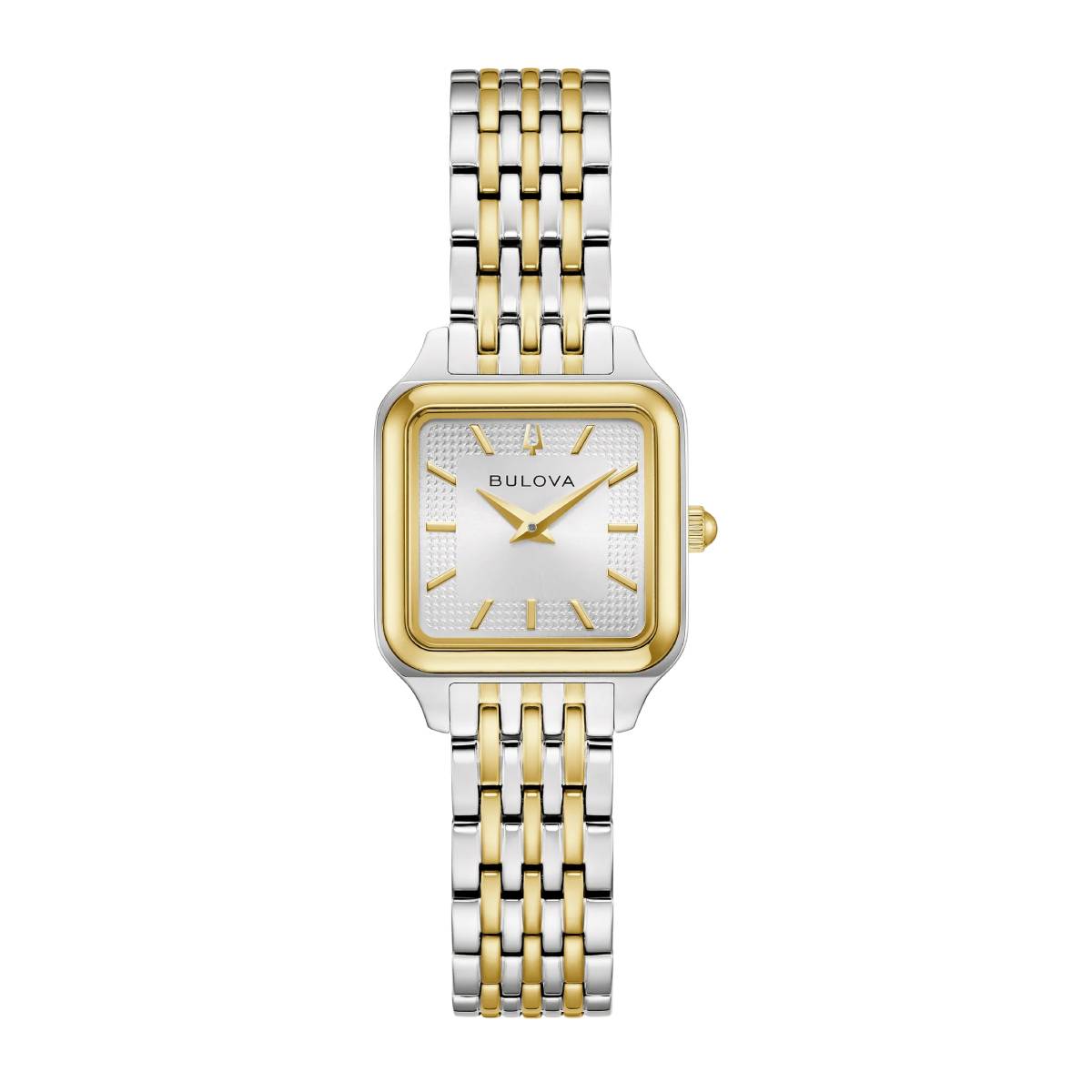 bulova sutton quartz silver dial ladies watch 98l330 bulova sutton quartz silver dial ladies watch 98l330