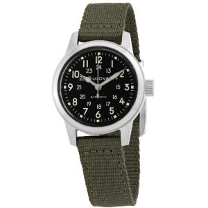 Home bulova vwi special edition hack automatic black dial men's watch 96a259