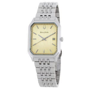 Витрина bulova we are all here yellow dial men's watch 96b471