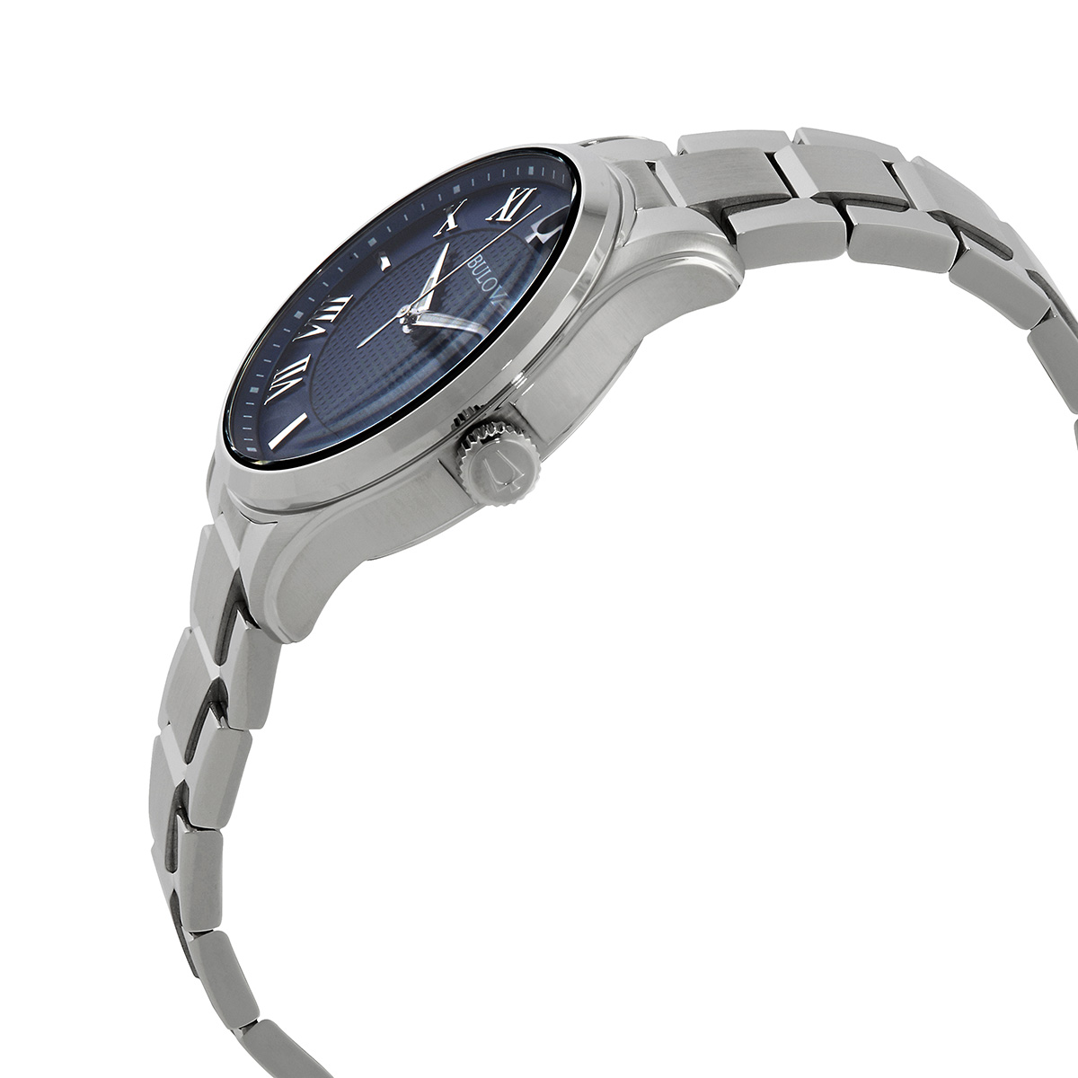 bulova wilton classic quartz blue dial men's watch 96b386 bulova wilton classic quartz blue dial men's watch 96b386
