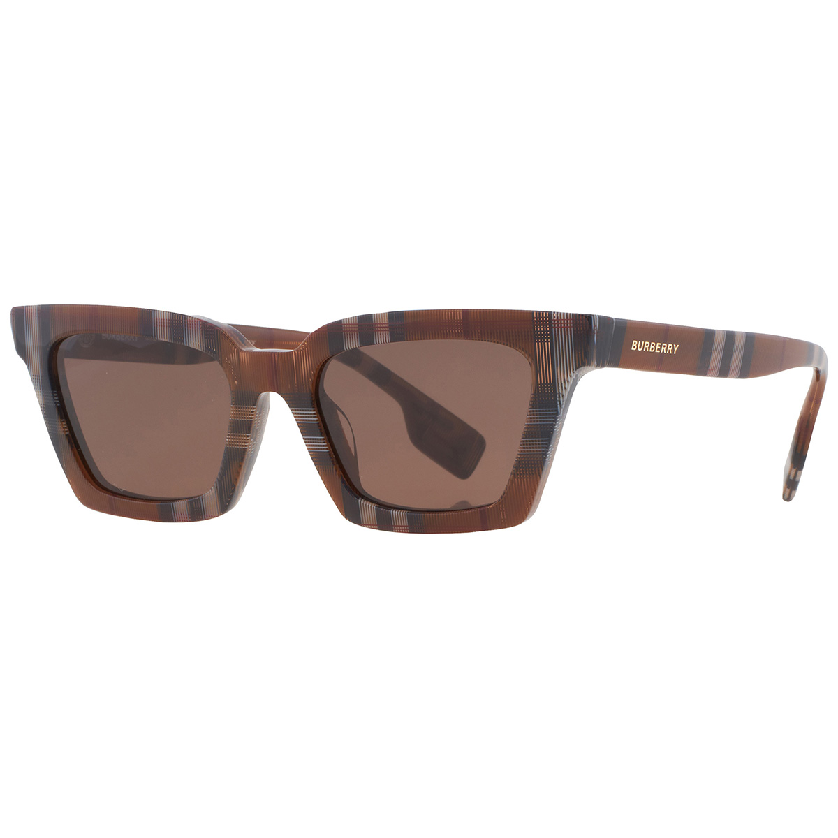 burberry briar dark brown square ladies sunglasses be4392u 396673 52 burberry briar dark brown square ladies sunglasses be4392u 396673 52