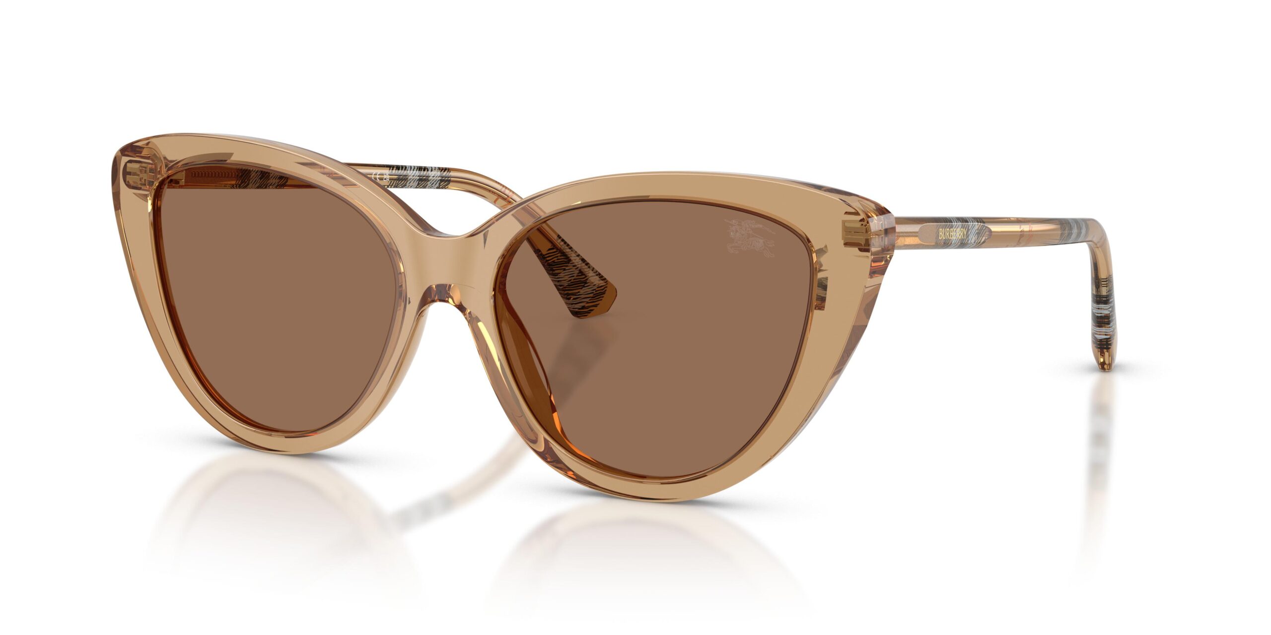burberry brown cat eye ladies sunglasses be4457f 416473 55 burberry brown cat eye ladies sunglasses be4457f 416473 55