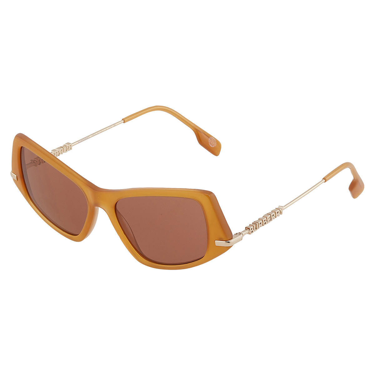 burberry brown irregular ladies sunglasses be4408 409473 52 burberry brown irregular ladies sunglasses be4408 409473 52