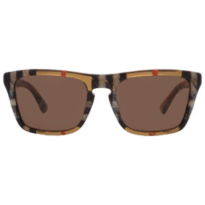 burberry brown square men's sunglasses be4434f 414673 57