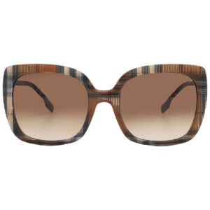 Home burberry caroll gradient brown square ladies sunglasses be4323 400513 54