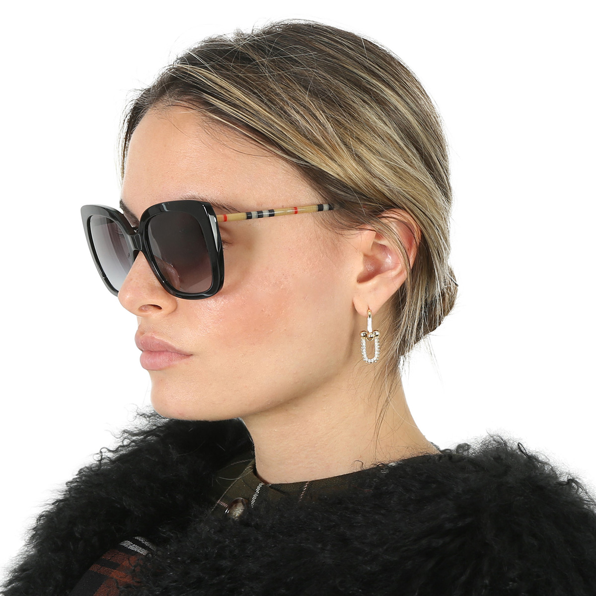 burberry caroll gray gradient square ladies sunglasses be4323 38538g 54 burberry caroll gray gradient square ladies sunglasses be4323 38538g 54