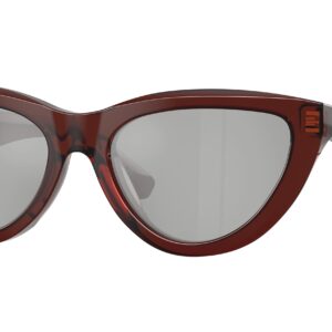 Витрина burberry clear silver mirror cat eye ladies sunglasses be4436u 41448v 55