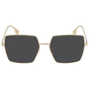 Home burberry daphne dark grey square ladies sunglasses be3133 110987 58