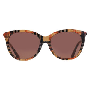 Home burberry dark brown phantos ladies sunglasses be4455 416373 55