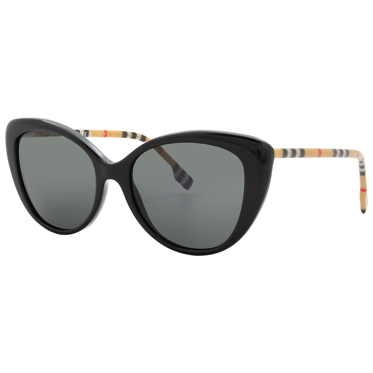 burberry dark grey cat eye ladies sunglasses be4407 385387 54 burberry dark grey cat eye ladies sunglasses be4407 385387 54