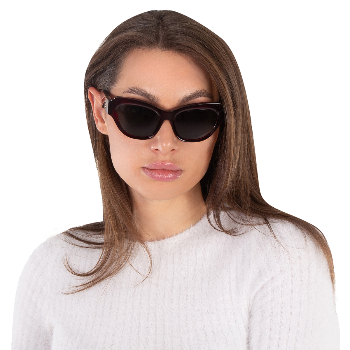 burberry dark grey cat eye ladies sunglasses be4423 412887 52 burberry dark grey cat eye ladies sunglasses be4423 412887 52