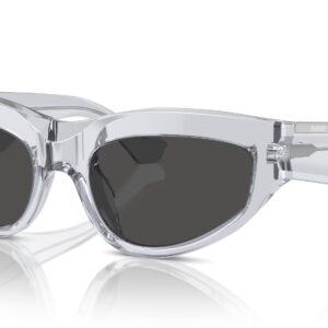 Home burberry dark grey cat eye ladies sunglasses be4425u 382587 55